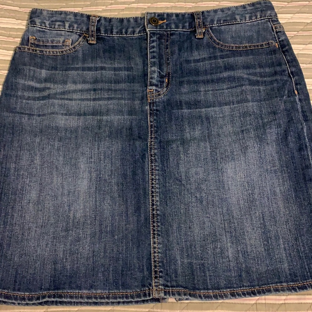 🍁 Tommy Hilfiger stretch jeans skirt 8